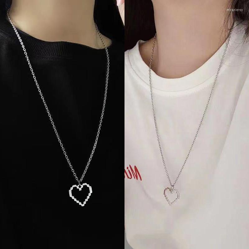 Choker Punk Style Mosaic Peach Heart Pendant Necklace Creative Cartoon Hollow Out Couple Necklaces Party Fashion Jewelry For Women Men
Choker Punk Style Mosaic Peach Heart Pendant Necklace Creative Cartoon Hollow Out Couple Necklaces Party Fashion Jewelry For Women Men
