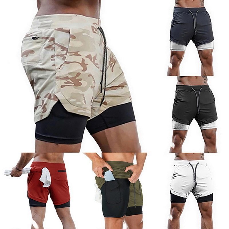 Men's Shorts Sport Doubledeck Jogging Running 2 IN 1 s GYM Fitness Workout Pants Man 230202, Bracers 2pcs
Men's Shorts Sport Doubledeck Jogging Running 2 IN 1 s GYM Fitness Workout Pants Man 230202, Bracers 2pcs