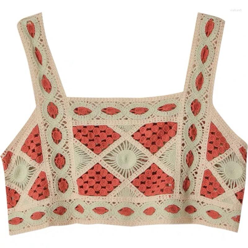 Women's Tanks Women Summer Bohemian Knitted Crop Tank Top Hollow Out Crochet Geometric Pattern Camisole Vintage Casual Slim Sleeveless H7EF, Cf
Women's Tanks Women Summer Bohemian Knitted Crop Tank Top Hollow Out Crochet Geometric Pattern Camisole Vintage Casual Slim Sleeveless H7EF, Cf