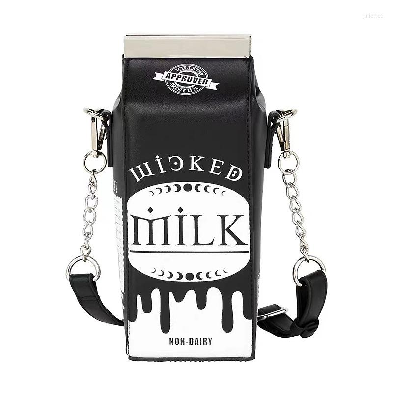 Evening Bags Women Lady Girl Punk Milk Box Designer Shoulder Bag Handbag Harajuku PU Chain, Picture shown
Evening Bags Women Lady Girl Punk Milk Box Designer Shoulder Bag Handbag Harajuku PU Chain, Picture shown