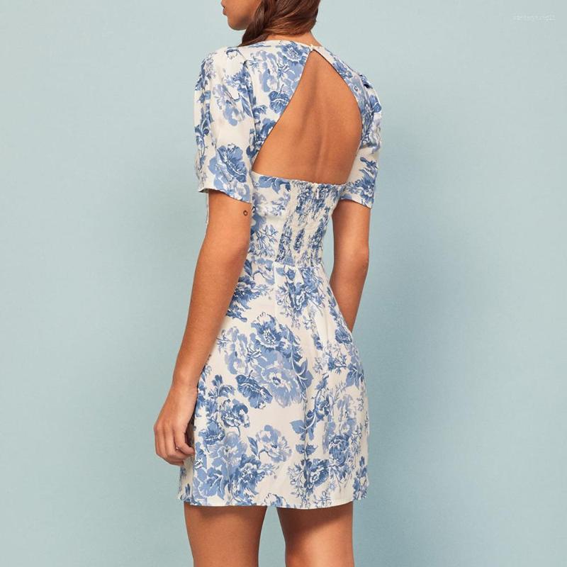 Party Dresses Dress Women Vintage Blue And White Porcelain Floral Print Mini Sweetheart Neck Tie Short Sleeve Summer Chiffon Es, Sky blue
Party Dresses Dress Women Vintage Blue And White Porcelain Floral Print Mini Sweetheart Neck Tie Short Sleeve Summer Chiffon Es, Sky blue