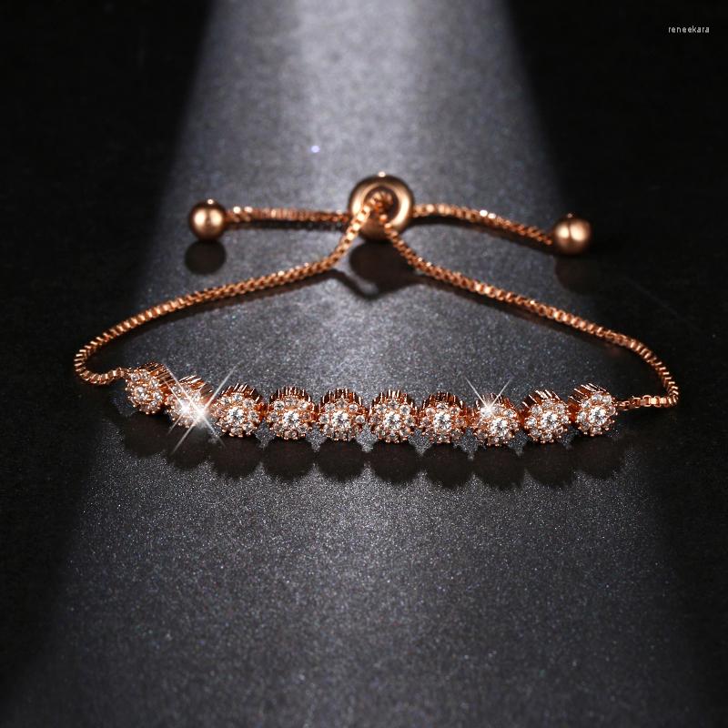 Link Bracelets 2023 NoEnName_Null Rose Gold Color Chain For Women Ladies Shining Cubic Zircon Crystal Jewelry Gift
Link Bracelets 2023 NoEnName_Null Rose Gold Color Chain For Women Ladies Shining Cubic Zircon Crystal Jewelry Gift