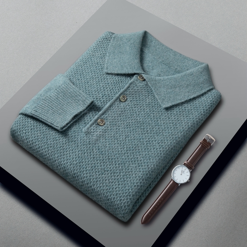 Men' Sweaters Zocept Fashion Polo Collar Autumn Winter Loose Casual Soft Warm Goat Cashmere Sweater Knitted Pullovers 230203, Gray
Men' Sweaters Zocept Fashion Polo Collar Autumn Winter Loose Casual Soft Warm Goat Cashmere Sweater Knitted Pullovers 230203, Gray