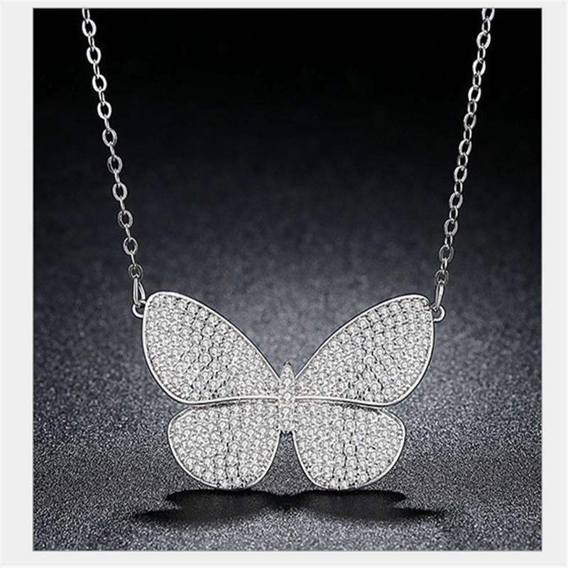Pendant Necklaces Luxury Fashion Jewelry Copper Base Cubic Zirconia Stone Butterfly Short Necklace For Women Accessories
Pendant Necklaces Luxury Fashion Jewelry Copper Base Cubic Zirconia Stone Butterfly Short Necklace For Women Accessories