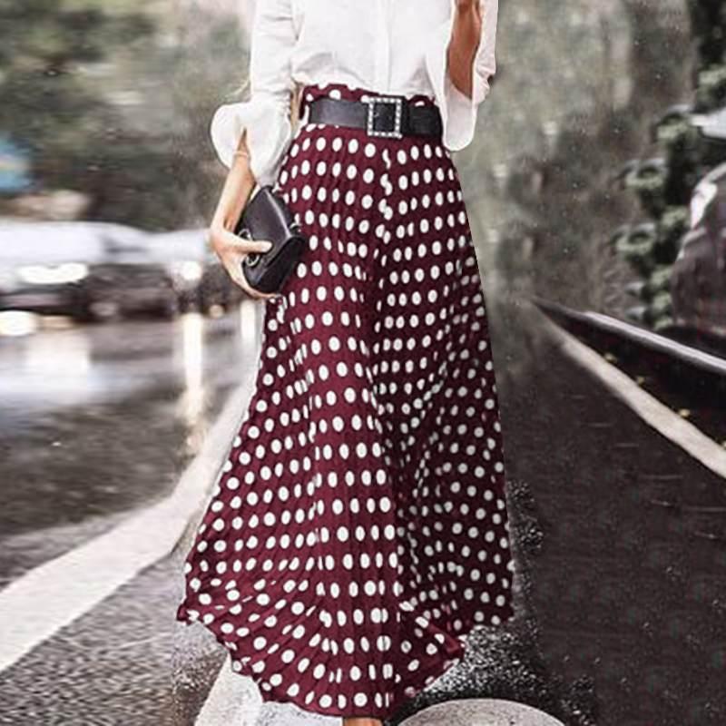 Skirts 3XL Summer Zipper Faldas Saia Robe Fashion Polka Dot Printed Vetido Women Casual High Waist Party Maxi Female, Black
Skirts 3XL Summer Zipper Faldas Saia Robe Fashion Polka Dot Printed Vetido Women Casual High Waist Party Maxi Female, Black