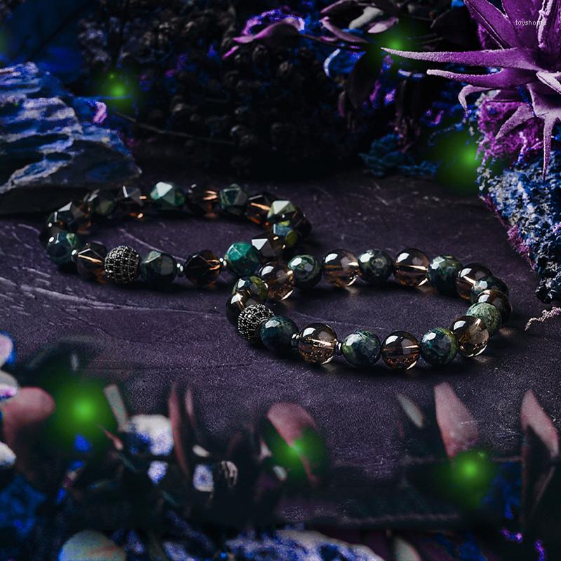 Link Bracelets Magic Night Series Natural Brown Quartz Bracelet Homme Polar Jades Beads Microscope Accessories Reiki Healing Jewelry For
Link Bracelets Magic Night Series Natural Brown Quartz Bracelet Homme Polar Jades Beads Microscope Accessories Reiki Healing Jewelry For