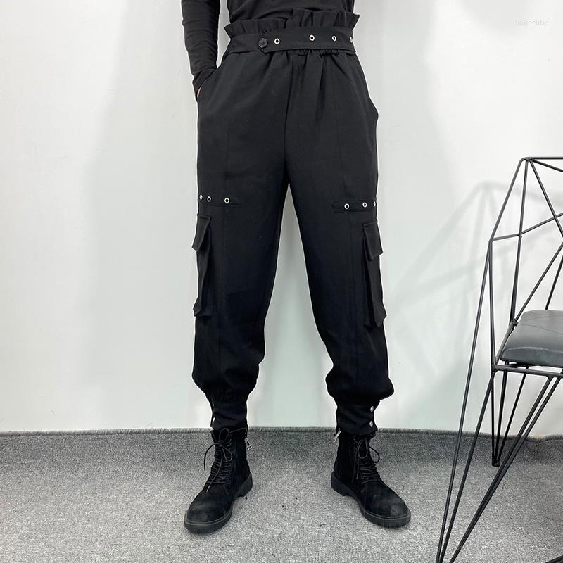 Men' Pants Men' Cargo Autumn/Winter Personalized Rivet Pocket Decoration Harajuku High Street Casual Loose Oversized, Black
Men' Pants Men' Cargo Autumn/Winter Personalized Rivet Pocket Decoration Harajuku High Street Casual Loose Oversized, Black