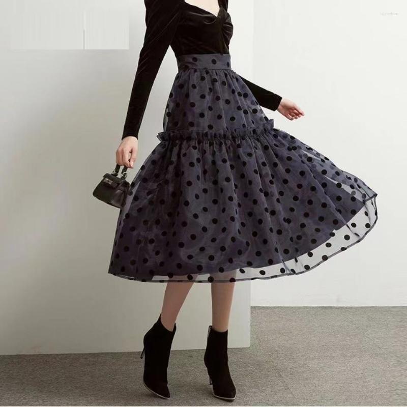 Skirts Spring Summer Polka Dot Tulle Women 2023 Casual Elastic High Waist A-line Skirt Female Party Beach Midi Pleated, White
Skirts Spring Summer Polka Dot Tulle Women 2023 Casual Elastic High Waist A-line Skirt Female Party Beach Midi Pleated, White