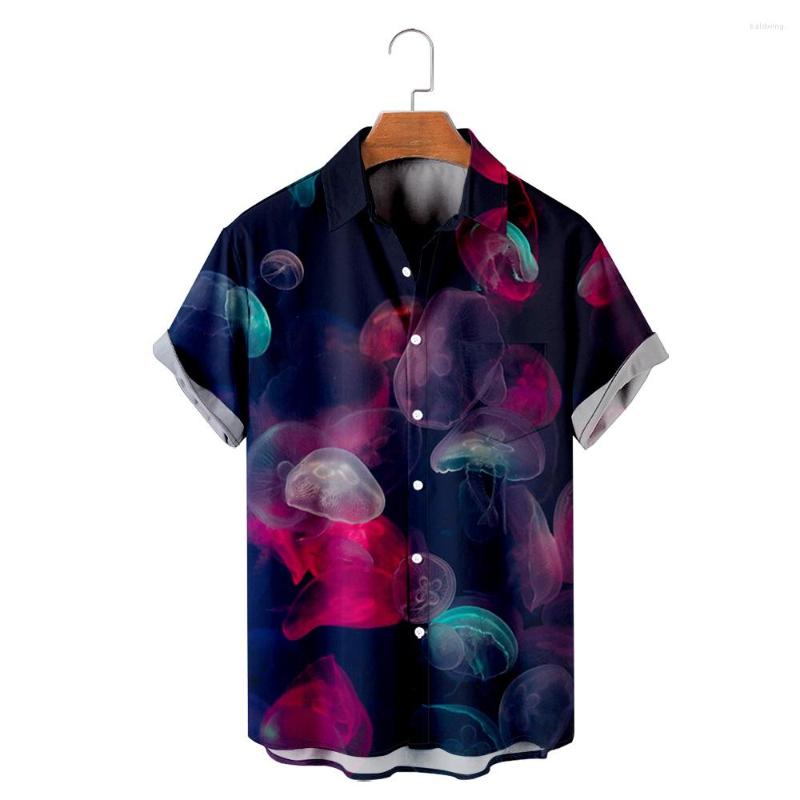 Men's Casual Shirts Summer Short Sleeve Pocket Shirt Jellyfish Printing For Men And Women Tops
Men's Casual Shirts Summer Short Sleeve Pocket Shirt Jellyfish Printing For Men And Women Tops