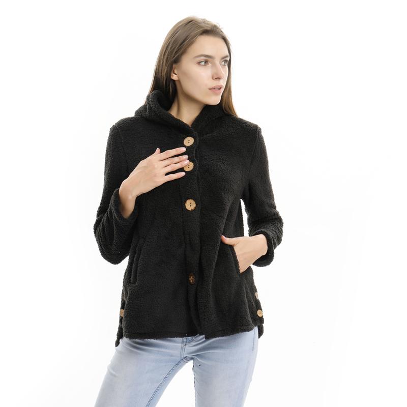 Women' Jackets Winter Coat Leopard Button Hooded Long Sleeve Jacket Pockets Female Coats Women Outwalk Warm ClothWomen, Dark brown leopard
Women' Jackets Winter Coat Leopard Button Hooded Long Sleeve Jacket Pockets Female Coats Women Outwalk Warm ClothWomen, Dark brown leopard