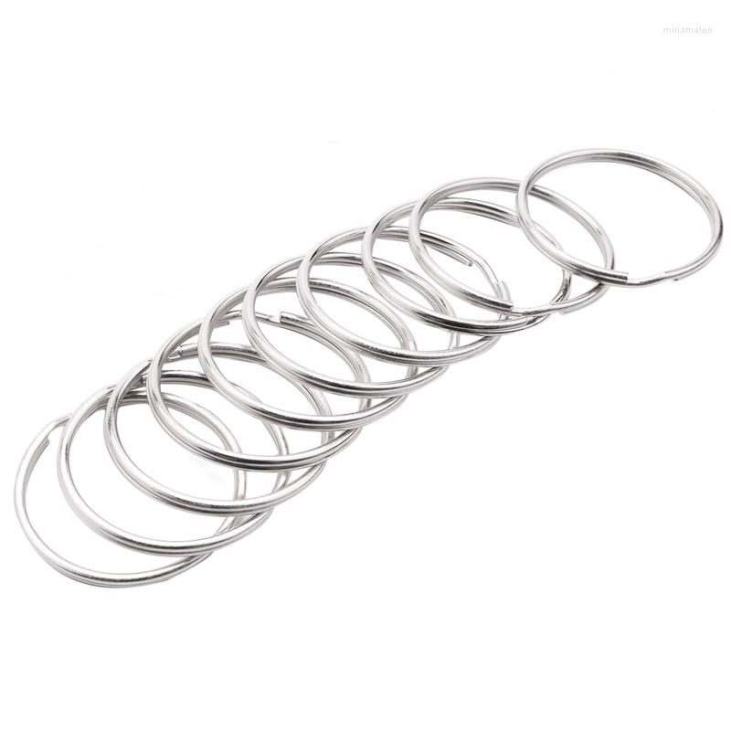 Keychains 10X Quality 50Mm Keyring Split Ring Set Heavy Duty Large Nickel Key Loop Sprung Hoop
Keychains 10X Quality 50Mm Keyring Split Ring Set Heavy Duty Large Nickel Key Loop Sprung Hoop