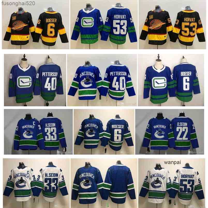 2023 95 Vancouver Canucks Jersey 40 Elias Pettersson 6 Brock Boeser 53 Bo Horvat 22 Daniel Sedin Black 50th Season Stitched Ice Hockey Jerseys, As pic
2023 95 Vancouver Canucks Jersey 40 Elias Pettersson 6 Brock Boeser 53 Bo Horvat 22 Daniel Sedin Black 50th Season Stitched Ice Hockey Jerseys, As pic
