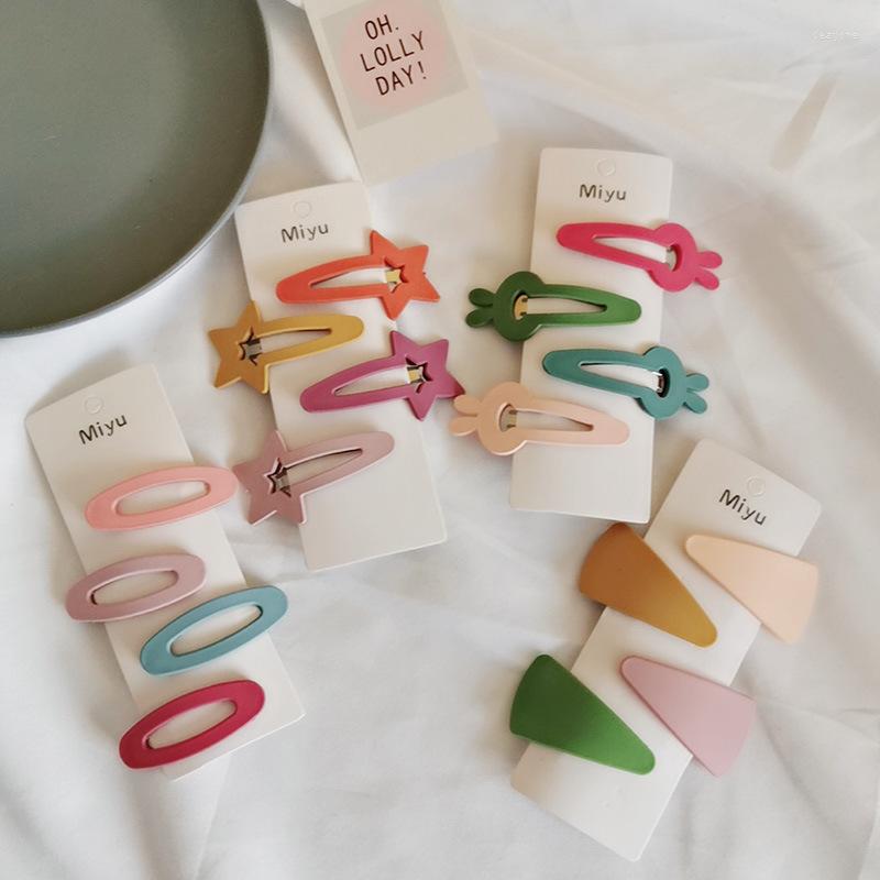 Hair Accessories 4pcs Korean Kawaii Hairpins Girls Sweet Candy Color Frosted Triangle Pentagram Barrettes Kids Headwear, 4pc random
Hair Accessories 4pcs Korean Kawaii Hairpins Girls Sweet Candy Color Frosted Triangle Pentagram Barrettes Kids Headwear, 4pc random