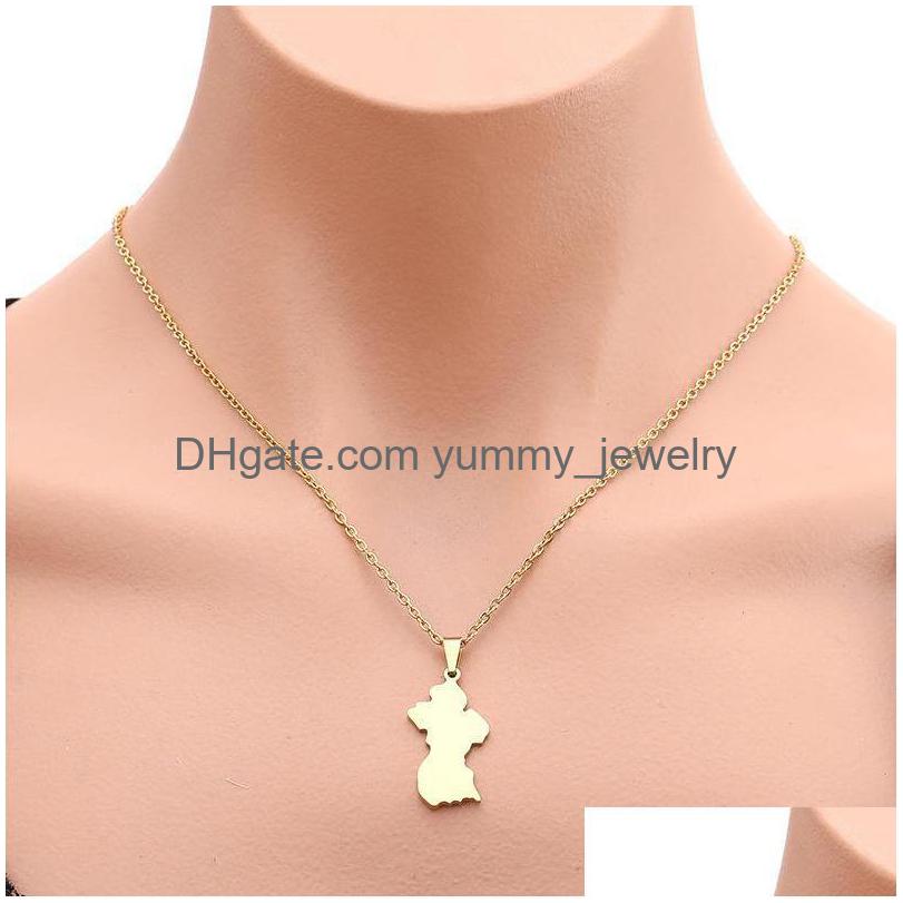 Pendant Necklaces Europe And The United States Stainless Steel Guyana Map Necklacependant Drop Delivery Jewelry Pendants Dhmne
Pendant Necklaces Europe And The United States Stainless Steel Guyana Map Necklacependant Drop Delivery Jewelry Pendants Dhmne