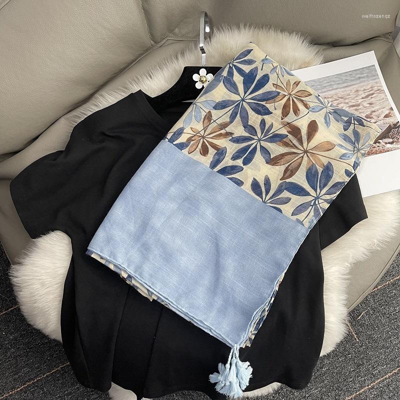 Scarves 2023 Korean Version Women's Printed Cotton Hand Scarf Soft Warm Skin Sunscreen Shawl For Going Out In Summer
Scarves 2023 Korean Version Women's Printed Cotton Hand Scarf Soft Warm Skin Sunscreen Shawl For Going Out In Summer