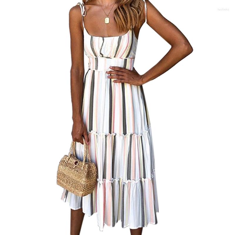 Party Dresses ASDS-Vintage Gray Pink Stripes Print Midi Dress Women Casual Straps Bow Tie Summer Female Street Style Sundresses, Multi
Party Dresses ASDS-Vintage Gray Pink Stripes Print Midi Dress Women Casual Straps Bow Tie Summer Female Street Style Sundresses, Multi