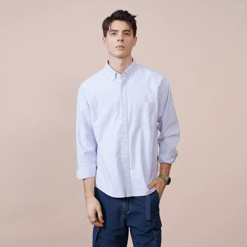 Men' Casual Shirts 2023 Spring Oxford Men Vertical Striped Classical Cotton Shirt Plus Size Brand Clothing SK130344, Blue white striped
Men' Casual Shirts 2023 Spring Oxford Men Vertical Striped Classical Cotton Shirt Plus Size Brand Clothing SK130344, Blue white striped