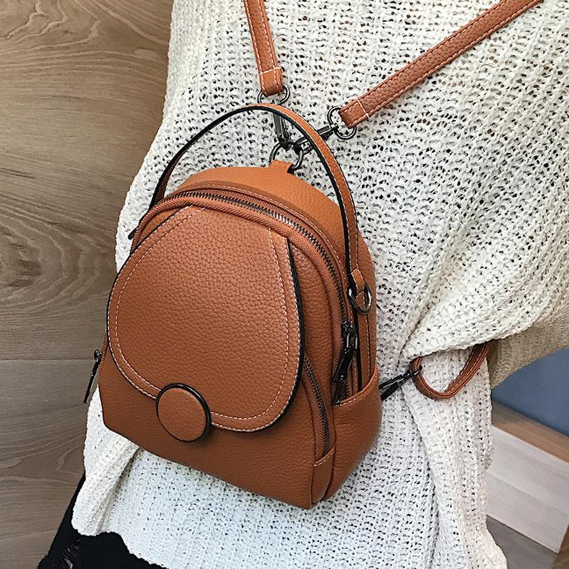School Bags Korean Backpack Pu Leather Shoulder Crossbody For Women 2023 Fashion Luxury Designer Backpacks Female Girls, Brown
School Bags Korean Backpack Pu Leather Shoulder Crossbody For Women 2023 Fashion Luxury Designer Backpacks Female Girls, Brown