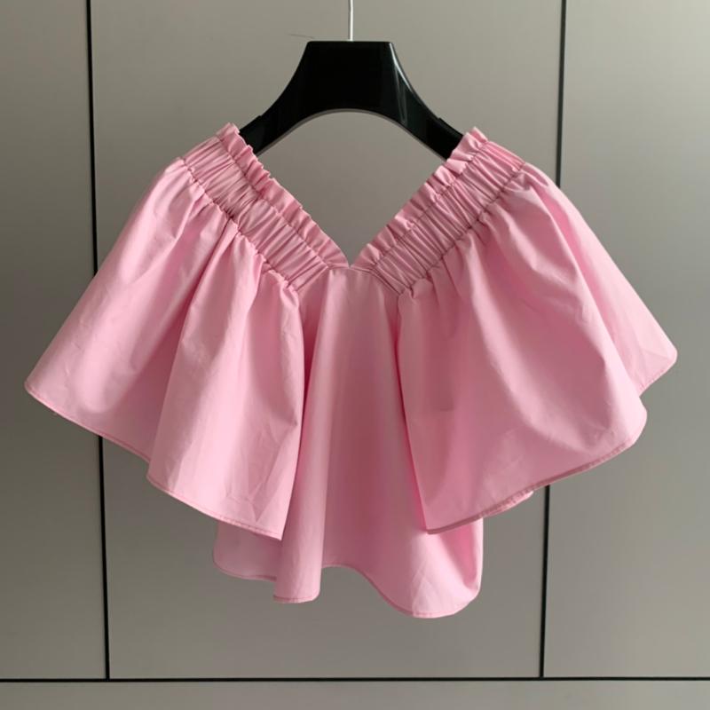 Women's T Shirts Women Fashion Petal Short Sleeve Sexy Front And Back Top 0721Women's
Women's T Shirts Women Fashion Petal Short Sleeve Sexy Front And Back Top 0721Women's
