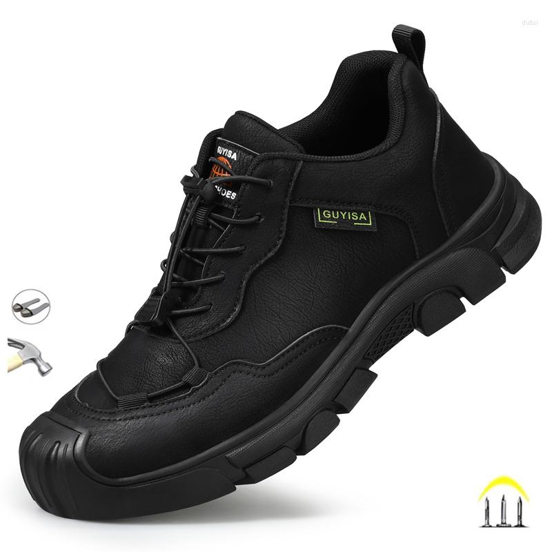 Boots Men's Unbreakable Shoes Work Waterproof And Puncture Resistant Toe Safety Steel Protection, Black
Boots Men's Unbreakable Shoes Work Waterproof And Puncture Resistant Toe Safety Steel Protection, Black