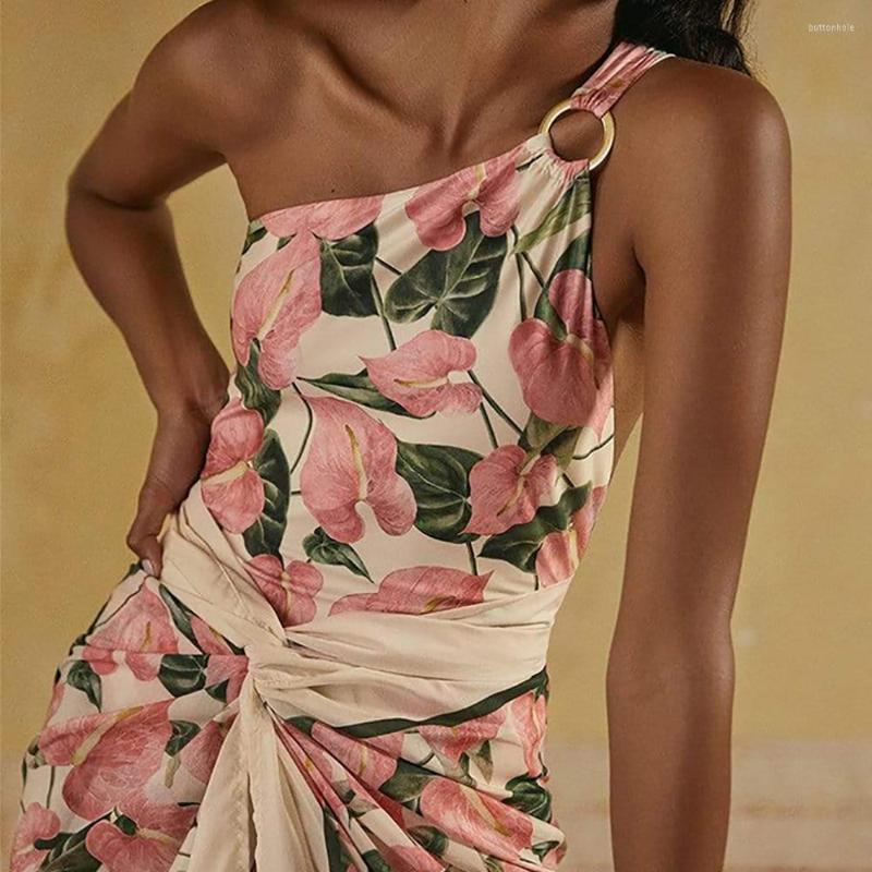 Women' Swimwear Pink Printed One Pieces Swimsuits & Cover Ups One-Shoulder Tie Women With Skirt Triangle Micro Bikinis Bathing Suit
Women' Swimwear Pink Printed One Pieces Swimsuits & Cover Ups One-Shoulder Tie Women With Skirt Triangle Micro Bikinis Bathing Suit