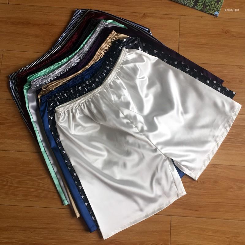 Men's Sleepwear Men's Pajamas Trousers Silk Short Summer Household Pants Can Wear Outside, Beige
Men's Sleepwear Men's Pajamas Trousers Silk Short Summer Household Pants Can Wear Outside, Beige