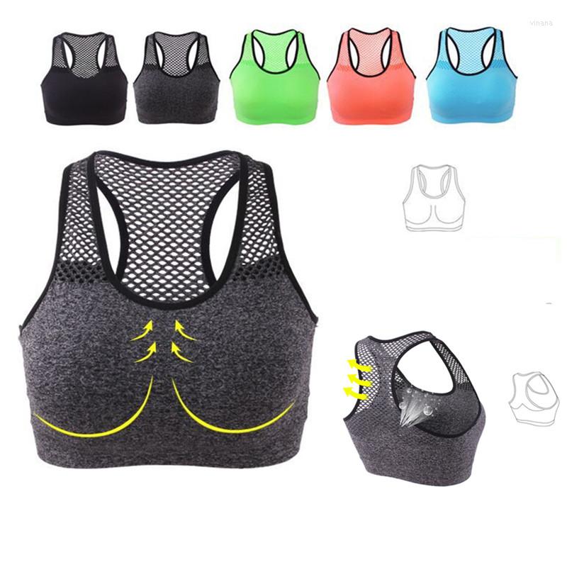 Active Shirts Mesh Sports Bra Hollow Out Sport Top Seamless Fitness Yoga Bras Women Gym Padded Running Vest Shockproof Push Up Crop, Orange red
Active Shirts Mesh Sports Bra Hollow Out Sport Top Seamless Fitness Yoga Bras Women Gym Padded Running Vest Shockproof Push Up Crop, Orange red