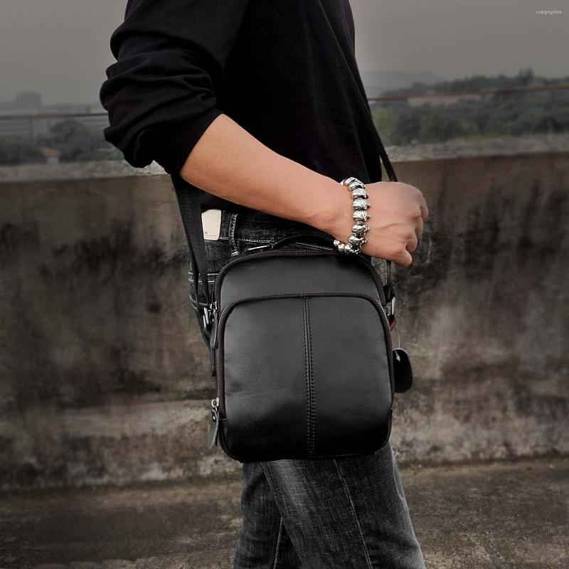 Waist Bags Men Crossbody Bag Genuine Leather Messenger Shoulder Business Man Purse, Picture shown
Waist Bags Men Crossbody Bag Genuine Leather Messenger Shoulder Business Man Purse, Picture shown