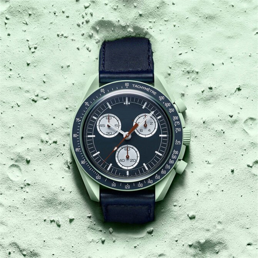 Designer Watches Bioceramic Planet Moon Mens Watches Chronograph Nylon Watches Quartz Clock Men Watches Luxury Fashion Mens Quartz Movement Clock Wrist Watc gift, Watch box
Designer Watches Bioceramic Planet Moon Mens Watches Chronograph Nylon Watches Quartz Clock Men Watches Luxury Fashion Mens Quartz Movement Clock Wrist Watc gift, Watch box