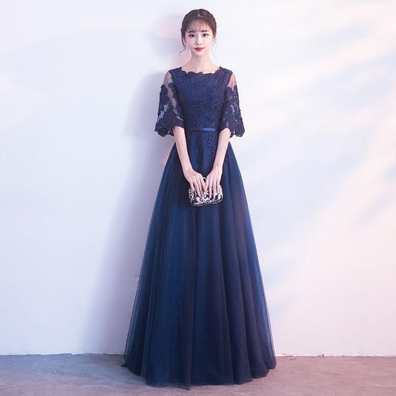 Casual Dresses Navyblue Lace Banquet Evening Long Dress 2023 Brand Half Sleeve Elegant Princess Slim Vintage Style, Black
Casual Dresses Navyblue Lace Banquet Evening Long Dress 2023 Brand Half Sleeve Elegant Princess Slim Vintage Style, Black
