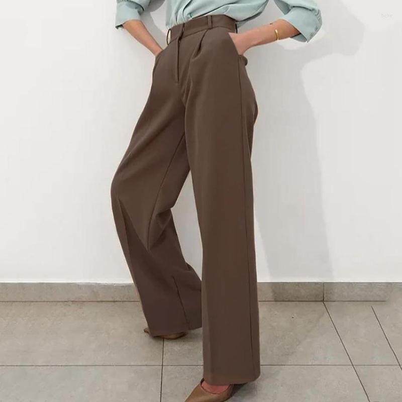 Women' Pants Soolasea Spring Autumn Office Ladies High Waist Classic Wide Leg Trousers Women Elegant Straight Palazzo Long, Coffee
Women' Pants Soolasea Spring Autumn Office Ladies High Waist Classic Wide Leg Trousers Women Elegant Straight Palazzo Long, Coffee