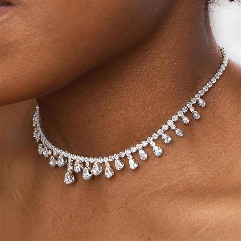Choker Luxury Short Tassel Rhinestone Necklace For Women Statement Crystal Water Drop Pendant Collar Jewelry Accessories
Choker Luxury Short Tassel Rhinestone Necklace For Women Statement Crystal Water Drop Pendant Collar Jewelry Accessories