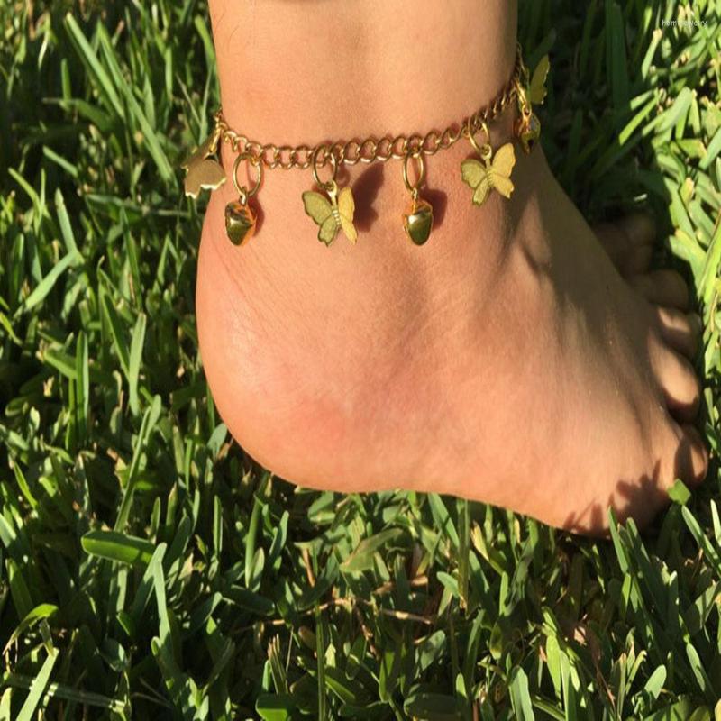 Anklets Metal Small Bell Butterfly Anklet Bohemian Style 2023 Fashion Beach Foot Jewelry Ladies Party Gift
Anklets Metal Small Bell Butterfly Anklet Bohemian Style 2023 Fashion Beach Foot Jewelry Ladies Party Gift