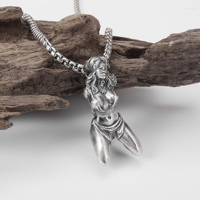 Pendant Necklaces Fashion Vintage Prisoner Of War Slave Figurine Punk Necklace For Men Personality Trend Biker Sweater Jewelry
Pendant Necklaces Fashion Vintage Prisoner Of War Slave Figurine Punk Necklace For Men Personality Trend Biker Sweater Jewelry