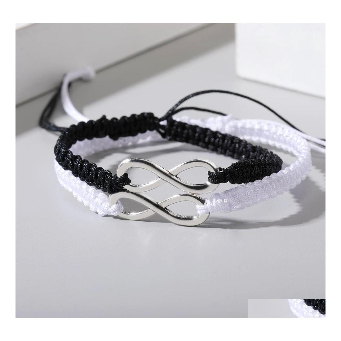 Link Chain Handmade Infinite Charm Bracelet Bohemian Hand Weave Adjustable Wax Rope Braided Bracelets Summer Beach Jewelry Drop Deli Ot37W
Link Chain Handmade Infinite Charm Bracelet Bohemian Hand Weave Adjustable Wax Rope Braided Bracelets Summer Beach Jewelry Drop Deli Ot37W