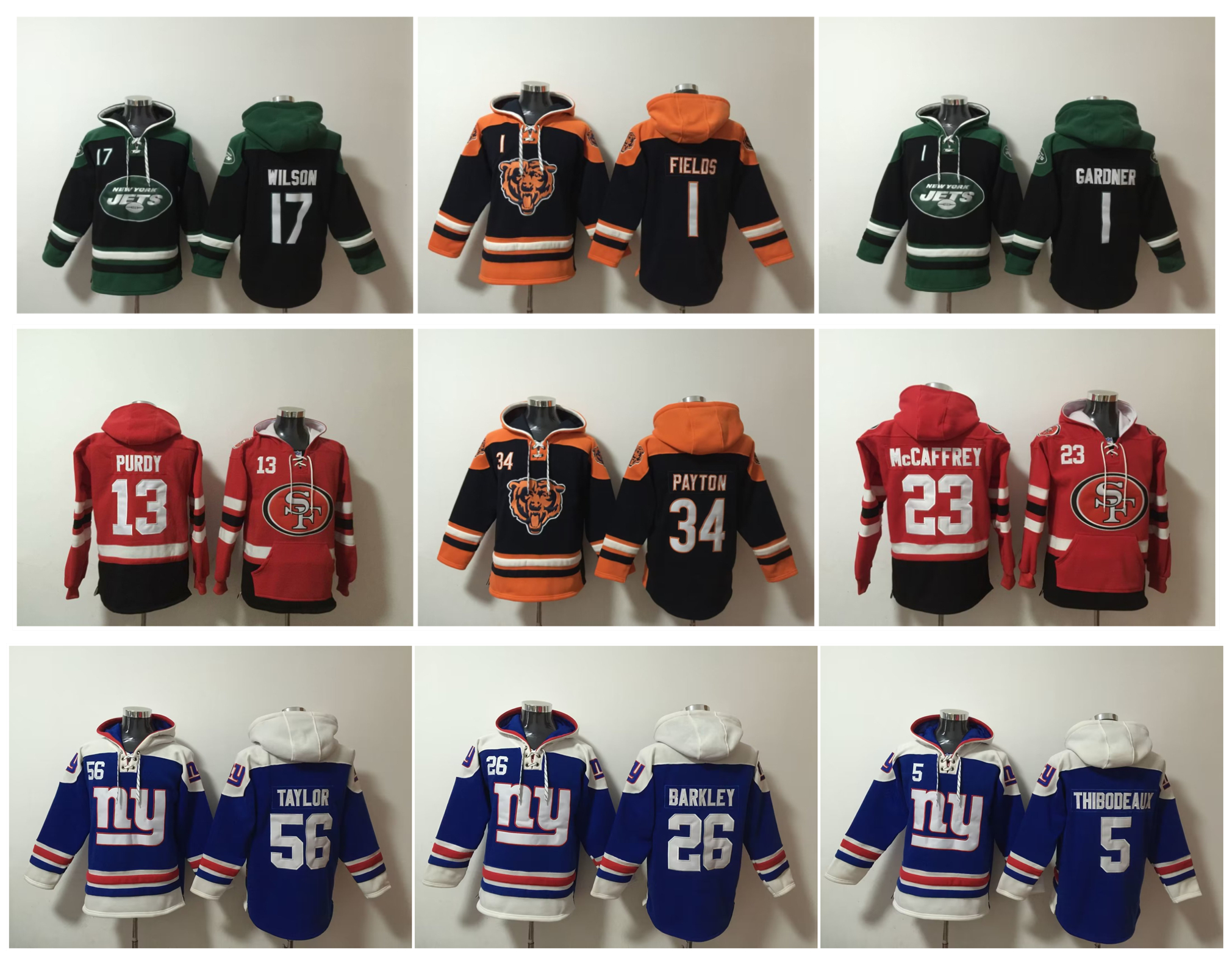 Zach Wilson Old Time Hoodie Jetess Football Jersey Sauce Gardner Bearss Walter Payton Justin Fields Christian McCaffrey 49erss Kayvon Thibodeaux Saquon Barkley, As pic
Zach Wilson Old Time Hoodie Jetess Football Jersey Sauce Gardner Bearss Walter Payton Justin Fields Christian McCaffrey 49erss Kayvon Thibodeaux Saquon Barkley, As pic