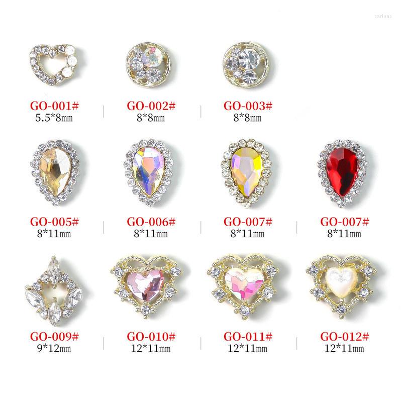Nail Art Decorations 10pcs Heart Rhinestones Metal Alloy Manicure Accessories 3D Colorful Crystal Diamond Gems Charms
Nail Art Decorations 10pcs Heart Rhinestones Metal Alloy Manicure Accessories 3D Colorful Crystal Diamond Gems Charms