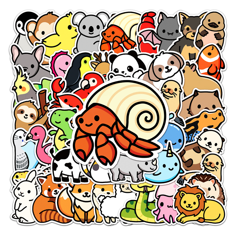50 PCS Water Bottle Stickers for Kids Girls Teens Vinyl Vsco Waterproof Cute Aesthetic Stickers TZ-KTDW-490A animal, Multi colors
50 PCS Water Bottle Stickers for Kids Girls Teens Vinyl Vsco Waterproof Cute Aesthetic Stickers TZ-KTDW-490A animal, Multi colors
