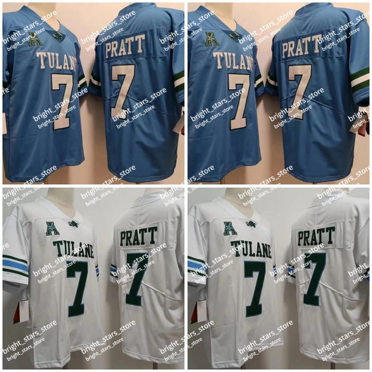 Tulane University 7 Michael Pratt Football Jersey Men's College Blue White Men NCAA Jerseys Stitched, Men jersey
Tulane University 7 Michael Pratt Football Jersey Men's College Blue White Men NCAA Jerseys Stitched, Men jersey