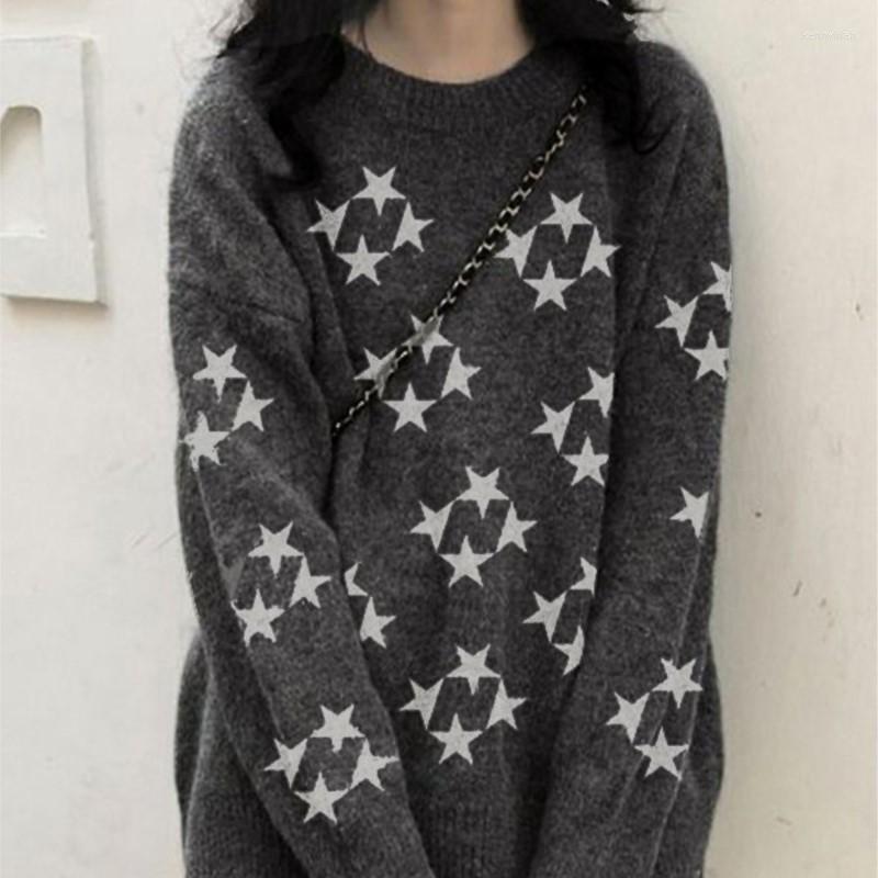 Women's Sweaters Women Goth Star Print Sweater Fashion Casual Zip Up Long Sleeve Loose Oversized Pullover Korean Harajuku Y2k Streetwear, Dark grey
Women's Sweaters Women Goth Star Print Sweater Fashion Casual Zip Up Long Sleeve Loose Oversized Pullover Korean Harajuku Y2k Streetwear, Dark grey