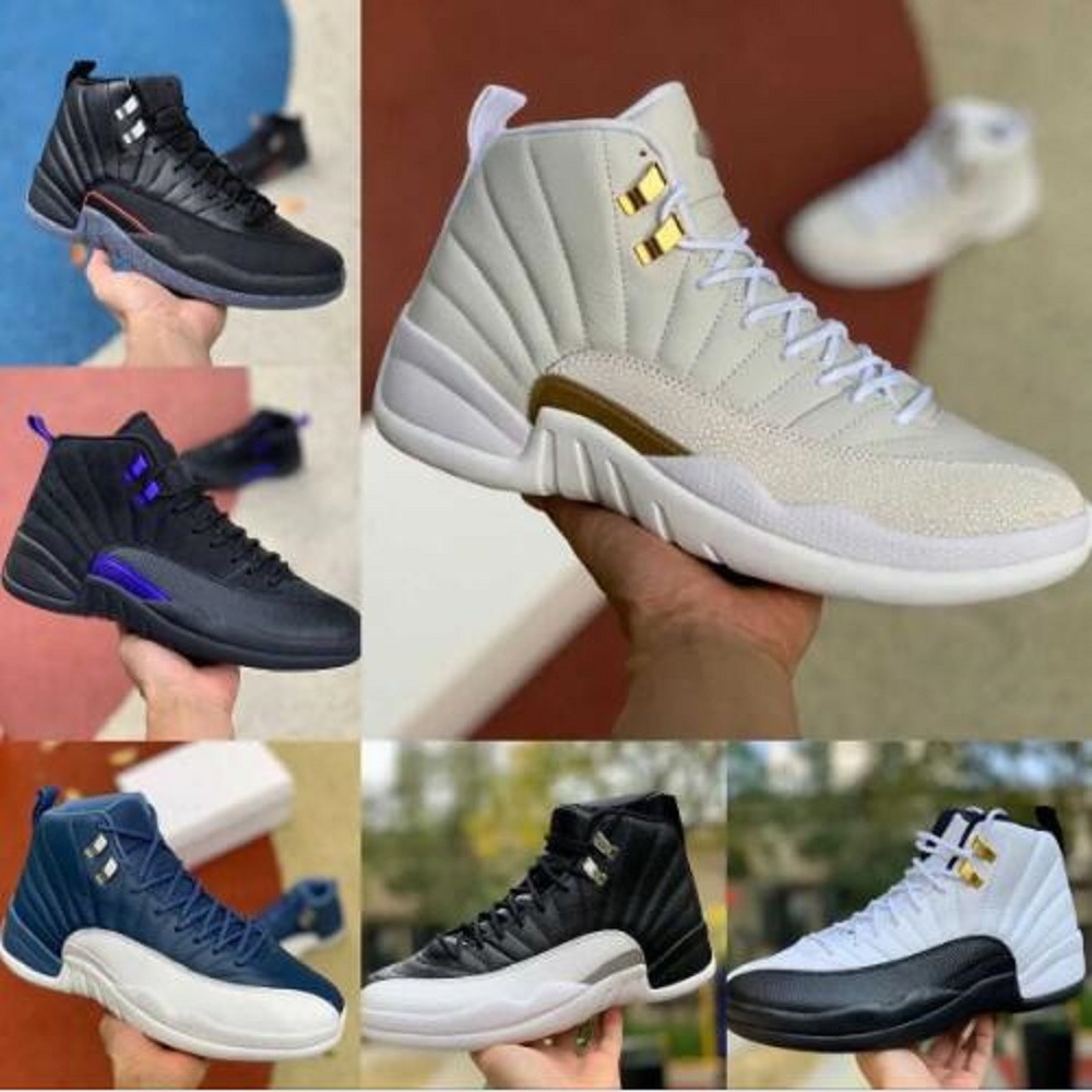 Jumpman 12 12s Mens High Basketball Shoes Utility Grind Twist Gold Indigo Flu Game Dark Concord Royalty White The Taxi Fiba Gamma Blue Trainer Sneakers, Color 4
Jumpman 12 12s Mens High Basketball Shoes Utility Grind Twist Gold Indigo Flu Game Dark Concord Royalty White The Taxi Fiba Gamma Blue Trainer Sneakers, Color 4