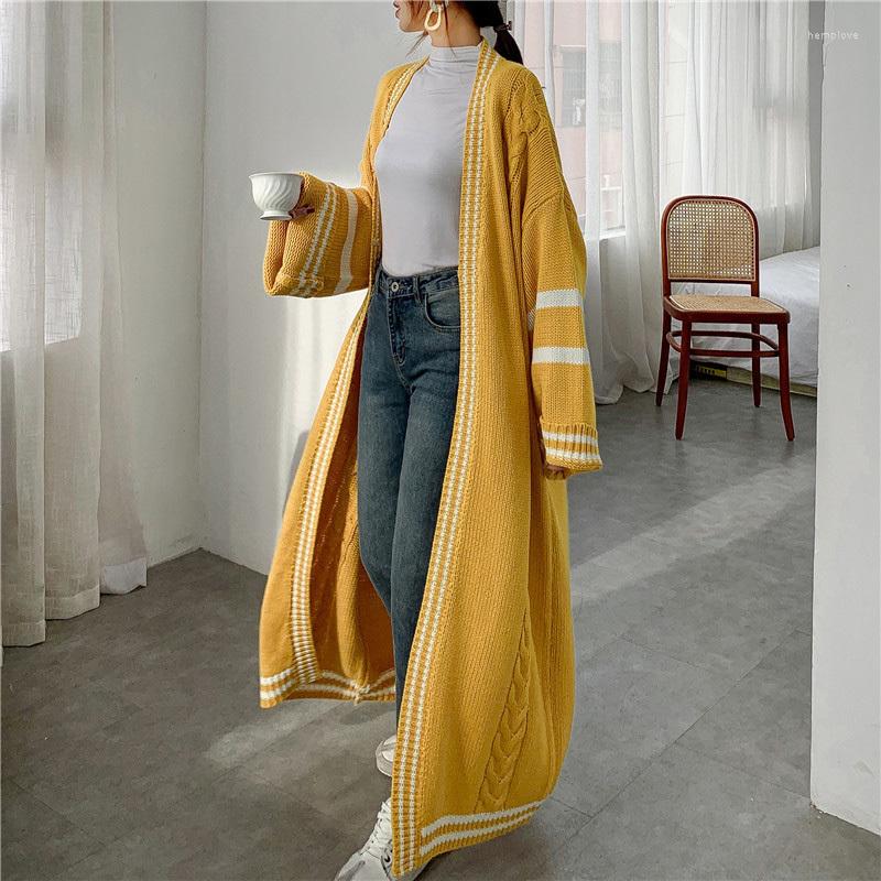 Women's Knits 2023 Spring Long Style Cardigan For Women Loose Striped Patchwork Casual Knitted Sweater Coat, Black
Women's Knits 2023 Spring Long Style Cardigan For Women Loose Striped Patchwork Casual Knitted Sweater Coat, Black