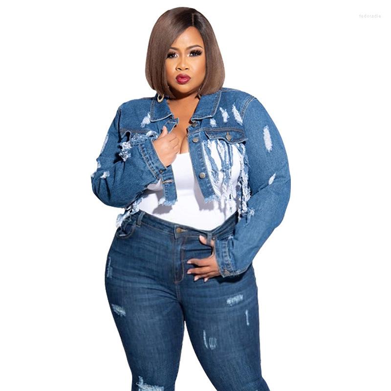 Outerwear Denim Jacket Women Over Sized Plus Size 4XL 5XL Veste Jean Femme En Courte Chaqueta Mujer Chaquetas Vaqueras De, Dark blue
Outerwear Denim Jacket Women Over Sized Plus Size 4XL 5XL Veste Jean Femme En Courte Chaqueta Mujer Chaquetas Vaqueras De, Dark blue