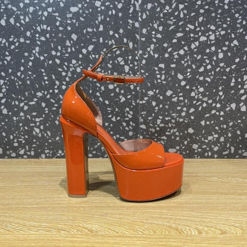 Sandals Summer Round Toe Women Buckle Strap Shoes Fashion High Heels Platform Genuine Leather Sapato Feminino, Picture shown
Sandals Summer Round Toe Women Buckle Strap Shoes Fashion High Heels Platform Genuine Leather Sapato Feminino, Picture shown
