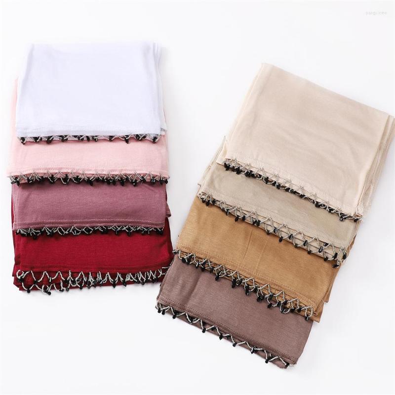 Ethnic Clothing Handmade Beaded Muslim Hijab Women Head Scarf Ramadan Design Premim Stretchy Jersey Shawl With Pendant 170X72cm
Ethnic Clothing Handmade Beaded Muslim Hijab Women Head Scarf Ramadan Design Premim Stretchy Jersey Shawl With Pendant 170X72cm