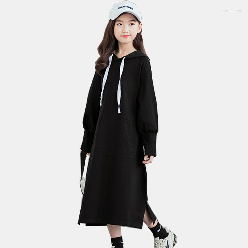 Girl Dresses Autumn Long Hoodies Dress For Girls Loose Casual Winter Teen Children Clothes Fashion All-match Kids Wear 12 13 14 Year, Black autumn
Girl Dresses Autumn Long Hoodies Dress For Girls Loose Casual Winter Teen Children Clothes Fashion All-match Kids Wear 12 13 14 Year, Black autumn