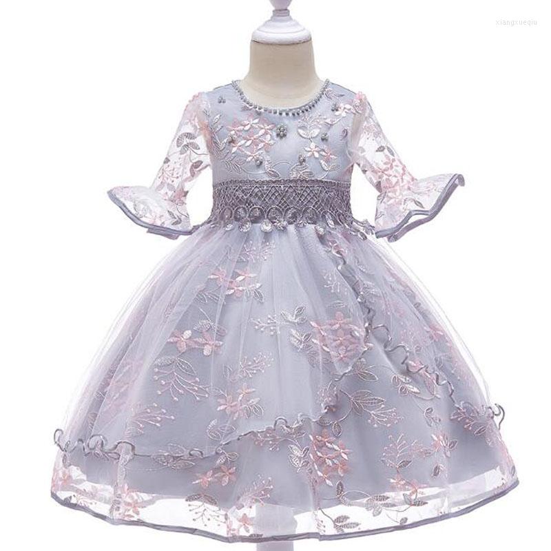 Girl Dresses Fancy Kids Tulle Dress For Girls Embroidery Ball Gown Baby Flower Children Princess Wedding Party Costumes, Gray
Girl Dresses Fancy Kids Tulle Dress For Girls Embroidery Ball Gown Baby Flower Children Princess Wedding Party Costumes, Gray