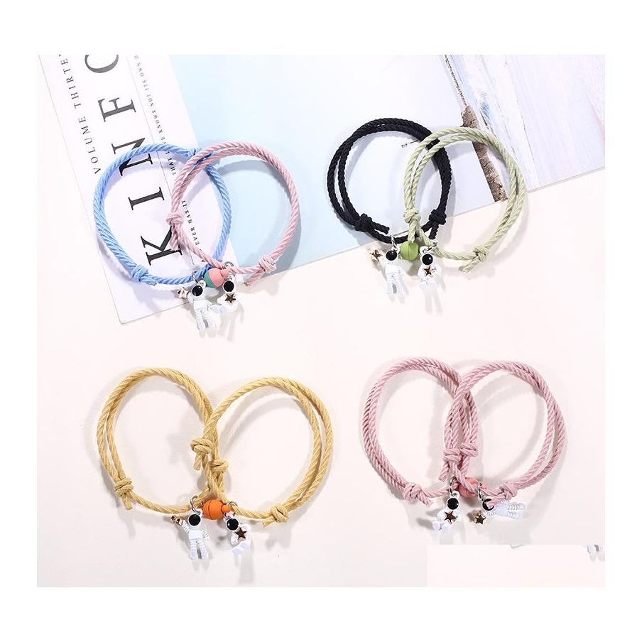Charm Bracelets Magnet Couple Bracelet Attractive Star Astronaut Fashion Valentines Day Jewelry Gift 2Pcs Drop Delivery Oto3J
Charm Bracelets Magnet Couple Bracelet Attractive Star Astronaut Fashion Valentines Day Jewelry Gift 2Pcs Drop Delivery Oto3J