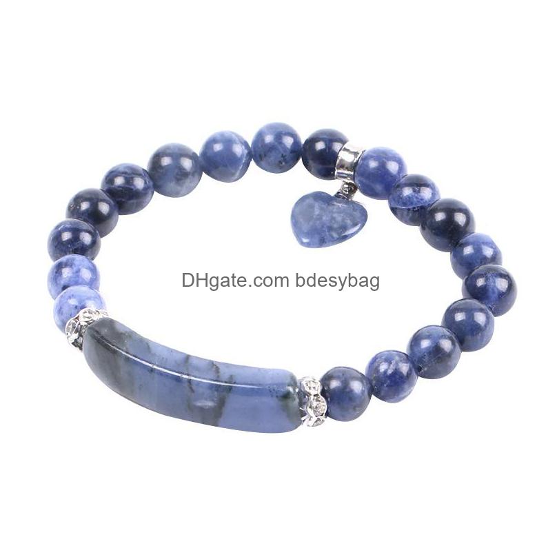 Beaded Natural Stone Bracelet Energy Amethyst Handstring Bead With Love Heart Lifting Elastic Jewelry Of Womens Gemstone Drop Delive Dhluw
Beaded Natural Stone Bracelet Energy Amethyst Handstring Bead With Love Heart Lifting Elastic Jewelry Of Womens Gemstone Drop Delive Dhluw