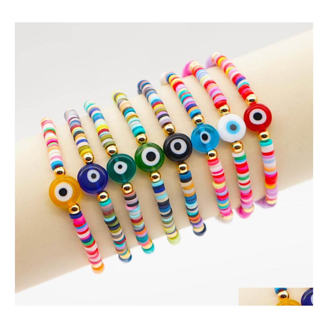 Link Chain Turkish Evil Blue Eye Bracelet For Women Ins Polymer Clay Bead Bracelets Pseras Jewelry Drop Delivery Ot5St
Link Chain Turkish Evil Blue Eye Bracelet For Women Ins Polymer Clay Bead Bracelets Pseras Jewelry Drop Delivery Ot5St